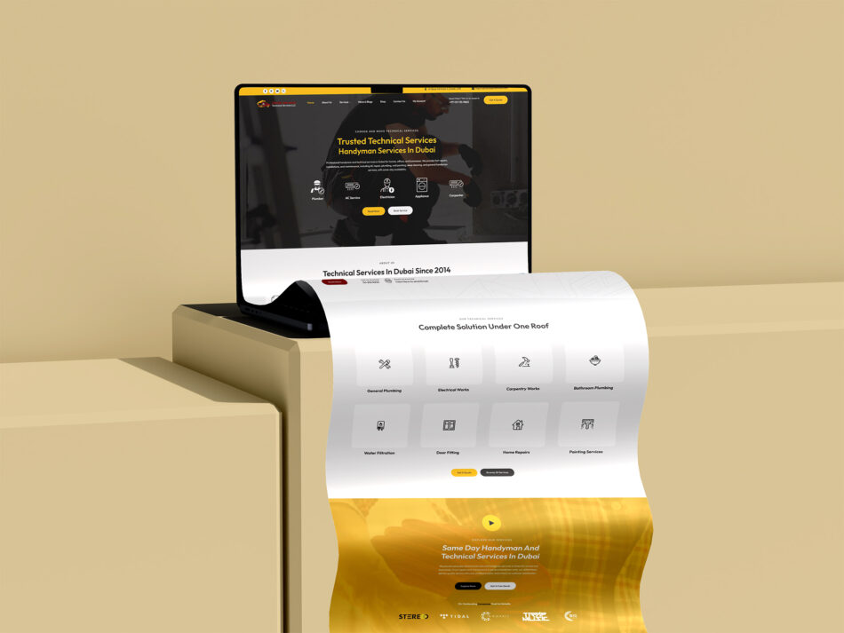 Technical Services Dubai Website & SEO Case Study