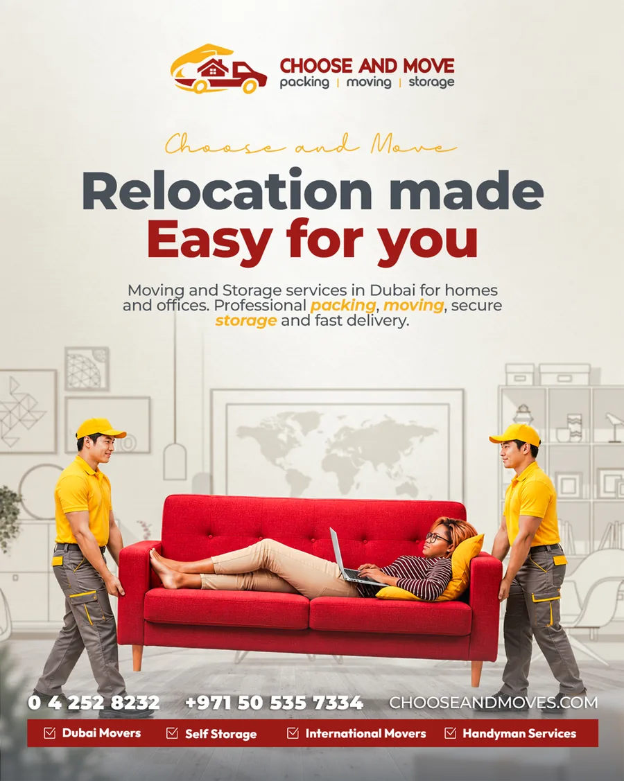 Choose and Move social media post: Relocation made easy for you